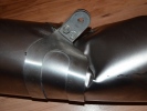Repair of exhausts, parts from stainless steel and aluminum, re-wool
